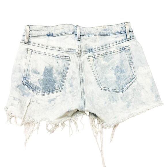 Frame Le Grand Garcon Short Light Wash Denim Jean Shorts Size 24 - Picture 2 of 6